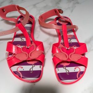 Zaxy Girls flamingo sandals
